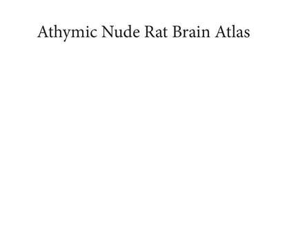 Look Inside sample page 2 - Athymic Nude Rat Brain Atlas