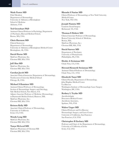 Look Inside page 3 - Atlas of Cosmetic Surgery 2nd Edition