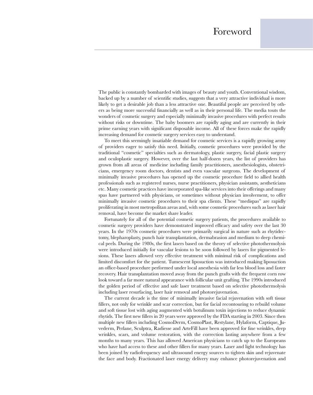 Look Inside page 4 - Atlas of Cosmetic Surgery 2nd Edition
