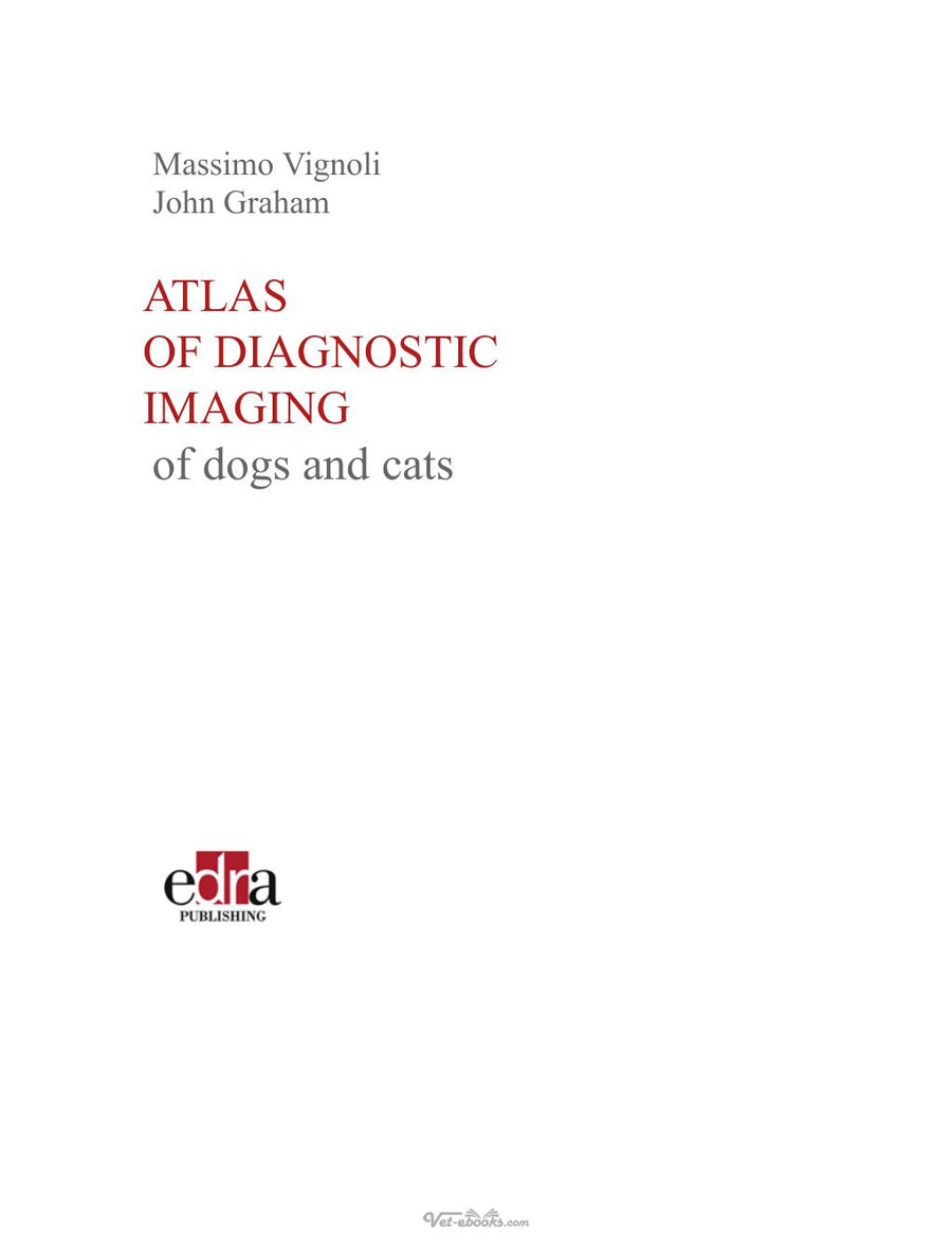 Preview page of Atlas of Diagnostic Imaging of Dogs and Cats