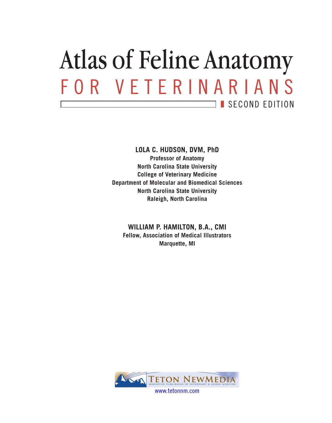 Look Inside sample page 2 - Atlas Of Feline Anatomy For Veterinarians