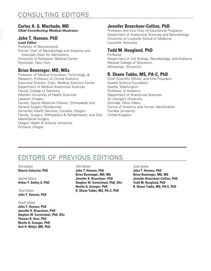 Look Inside page 8 - Atlas of Human Anatomy 7th Edition