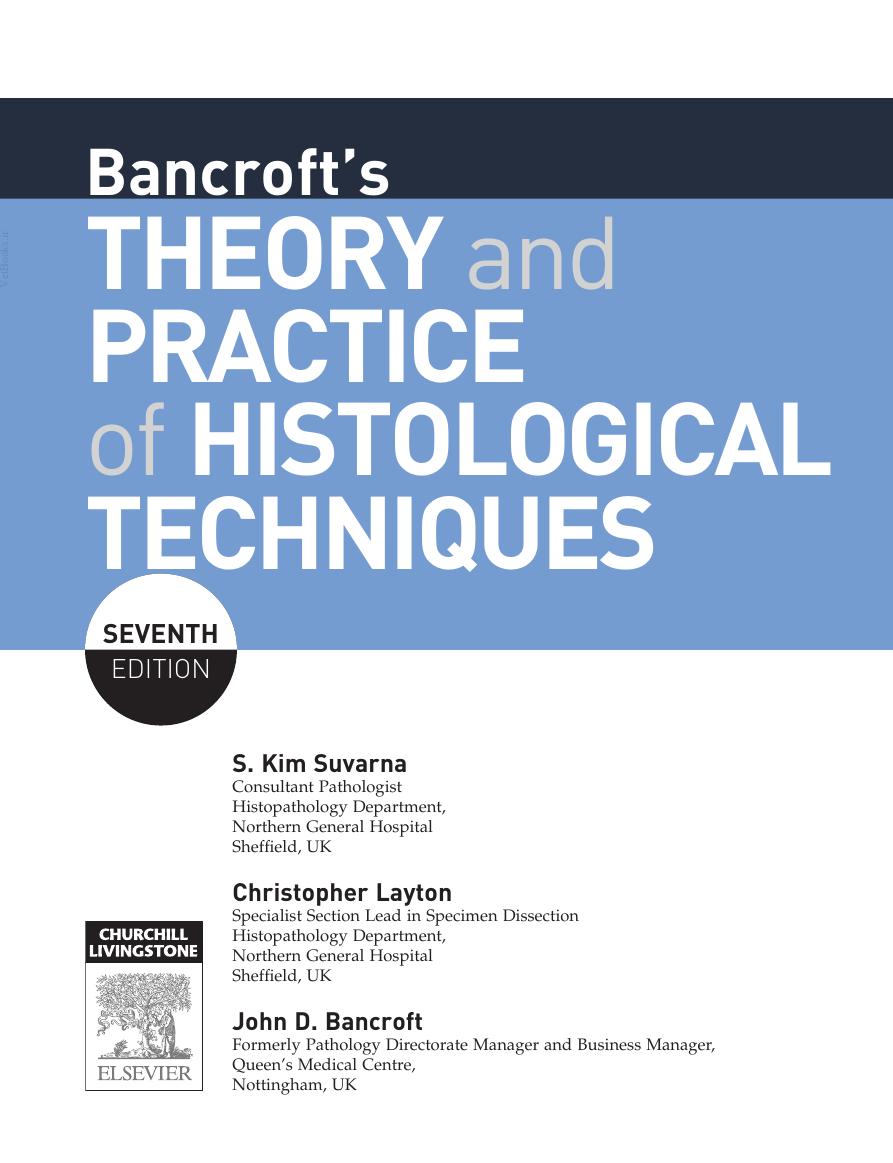 Look Inside page 4 - Bancroft's Theory and Practice of Histological Techniques 7th Edition