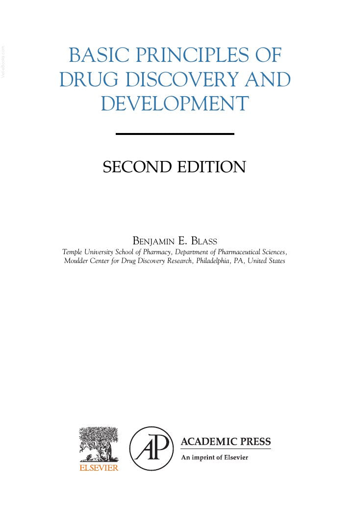 Look Inside sample page 3 - Basic Principles Of Drug Discovery And Development 2nd Edition