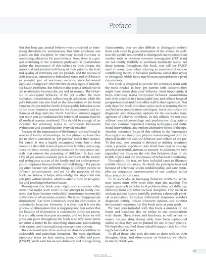 Look Inside page 9 - Behavior Problems Of The Dog And Cat 4Th Edition