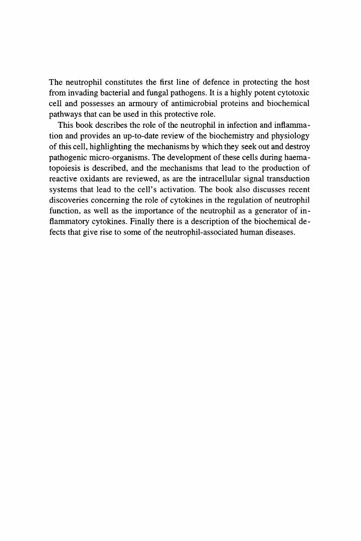 Look Inside sample page 2 - Biochemistry And Physiology Of The Neutrophil