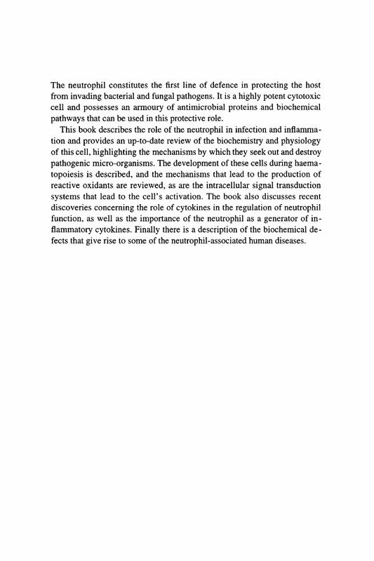 Look Inside sample page 2 - Biochemistry And Physiology Of The Neutrophil