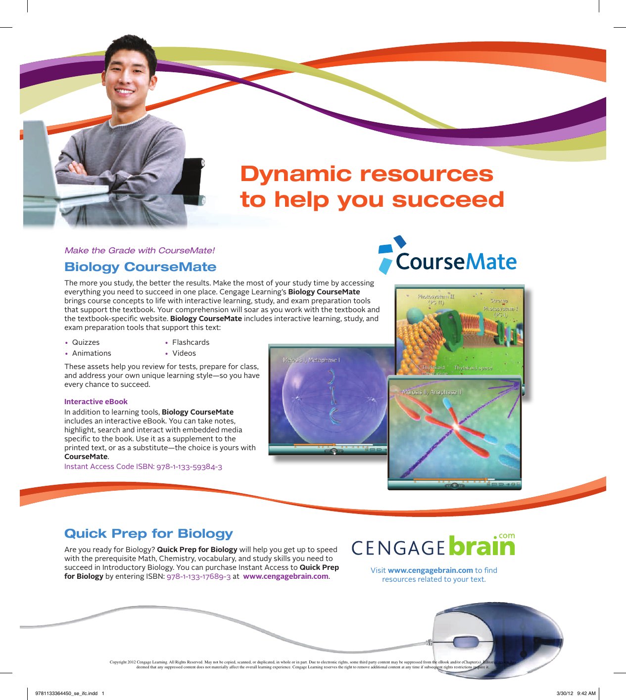 Look Inside page 2 - Biology Today And Tomorrow With Physiology Fourth Edition