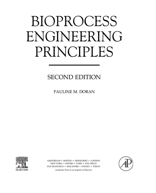 Look Inside sample page 2 - Bioprocess Engineering Principles 2nd Edition