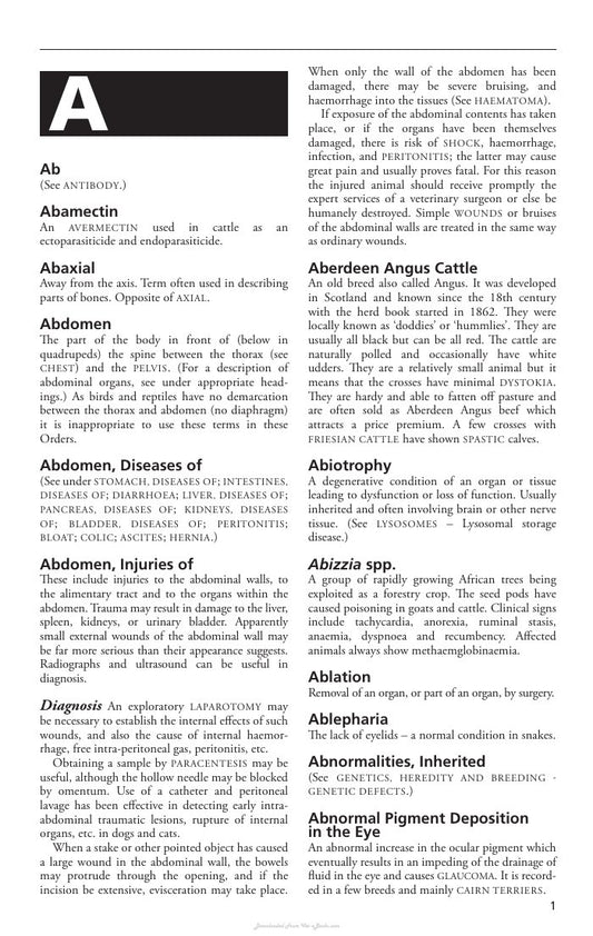 Look Inside page 10 - Blacks Veterinary Dictionary 22Nd Edition