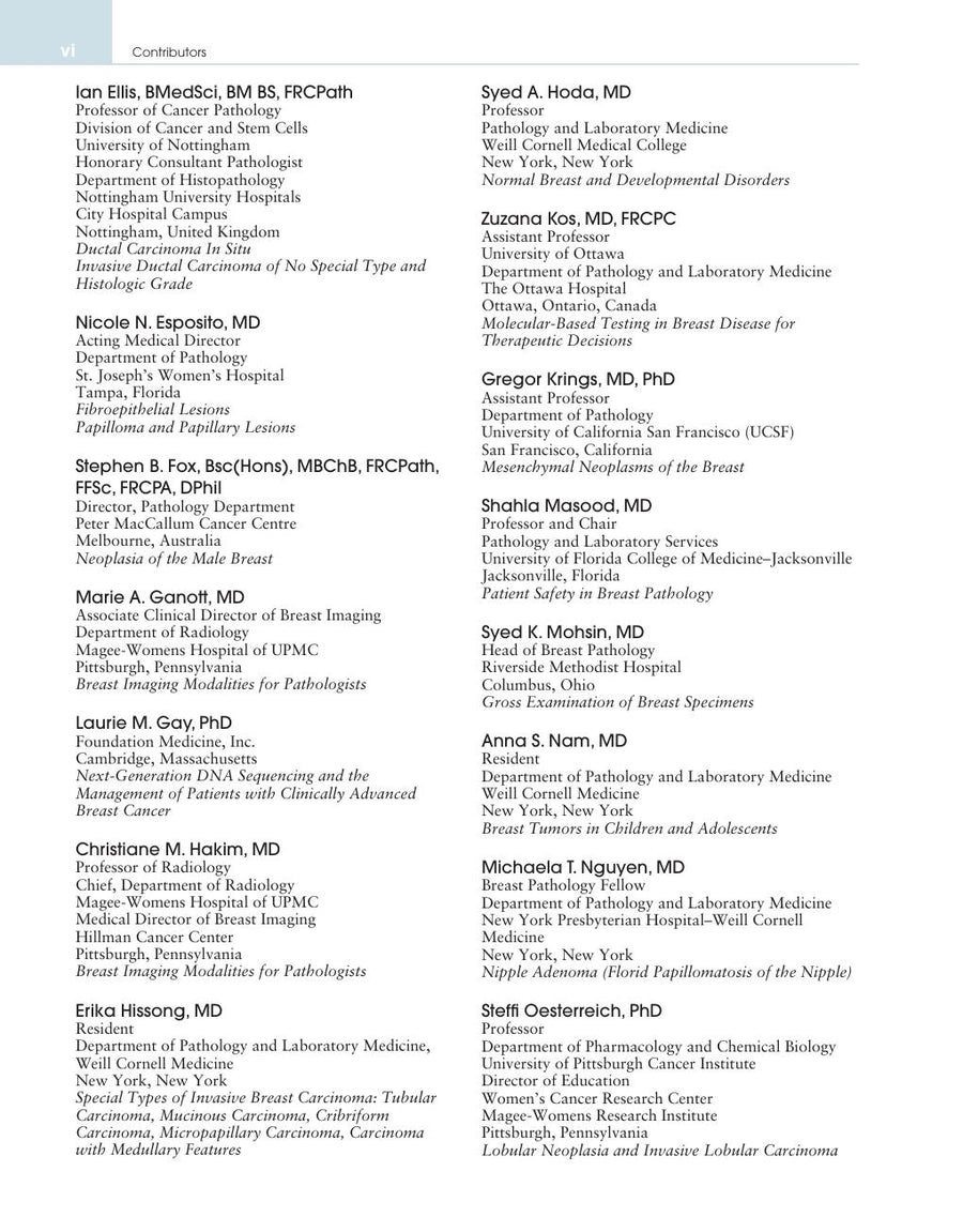 Preview page of Breast Pathology 2nd Edition