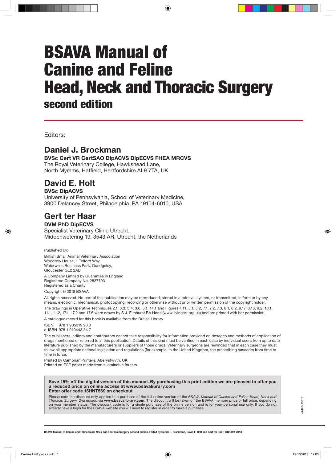 Look Inside sample page 2 - Bsava Manual Of Canine And Feline Head Neck And Thoracic Surgery 2nd Edition