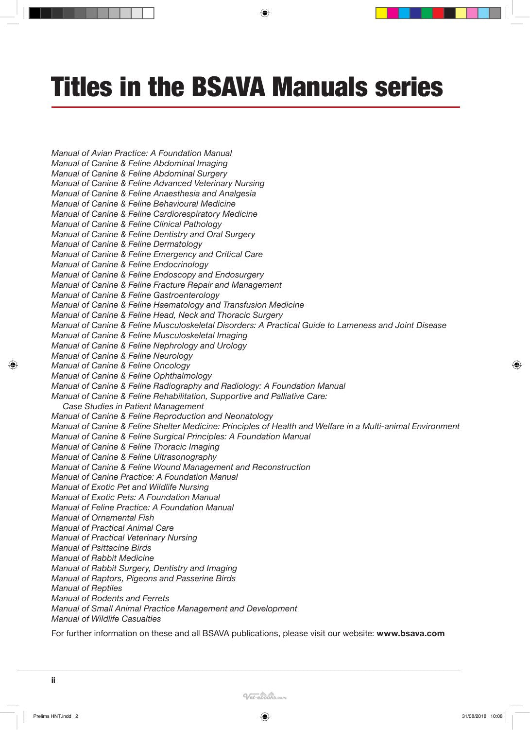 Look Inside sample page 3 - Bsava Manual Of Canine And Feline Head Neck And Thoracic Surgery 2nd Edition