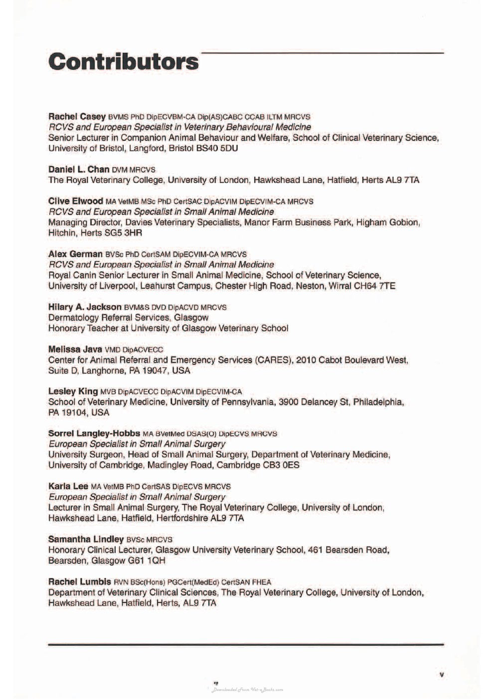 Look Inside page 6 - Bsava Manual Of Canine And Feline Rehabilitation Supportive And Palliative Care Case Studies In Patient Management