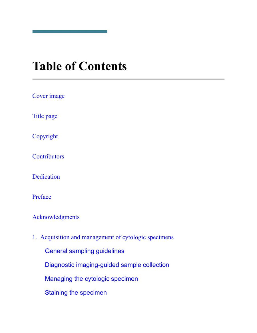 Preview page of Canine and Feline Cytopathology a Color Atlas and Interpretation Guide 4th Edition