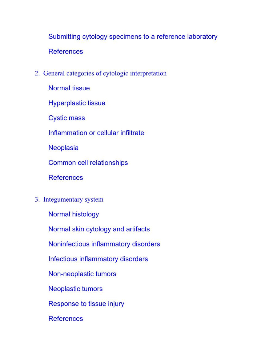 Preview page of Canine and Feline Cytopathology a Color Atlas and Interpretation Guide 4th Edition