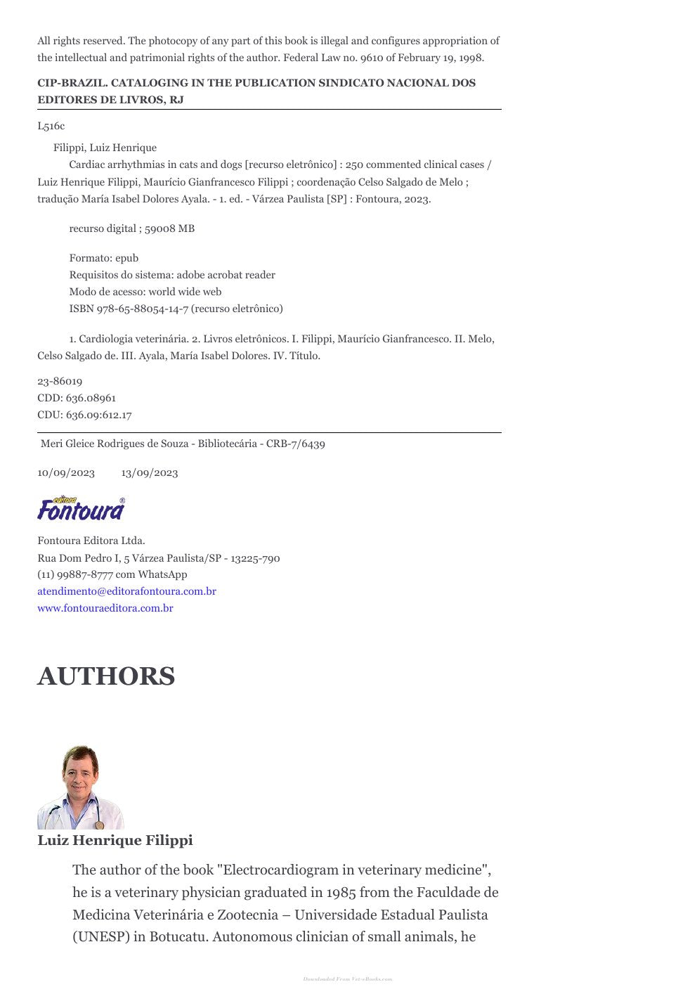 Look Inside sample page 3 - Cardiac Arrhythmias In Cats And Dogs 250 Commented Clinical Cases