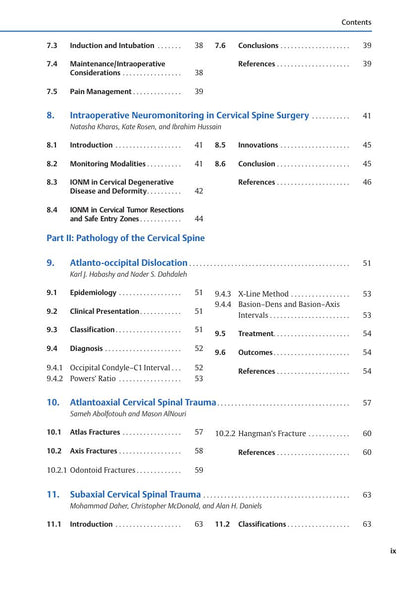 Look Inside page 11 - Cervical Spine Surgery: Principles and Techniques