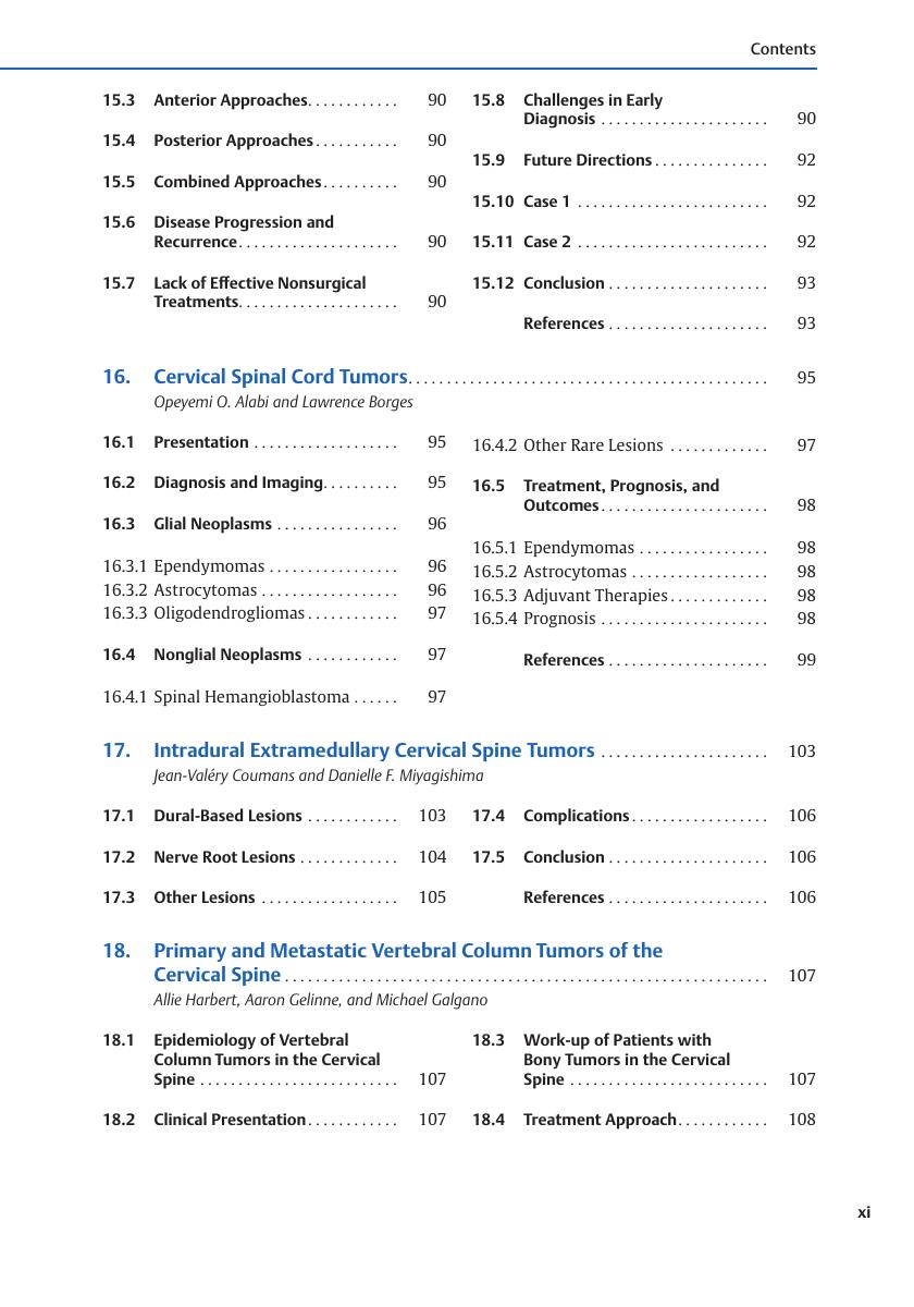 Look Inside page 13 - Cervical Spine Surgery: Principles and Techniques
