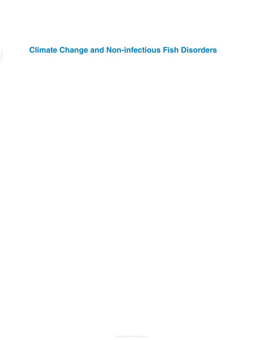 Look Inside sample page 2 - Climate Change And Non Infectious Fish Disorders