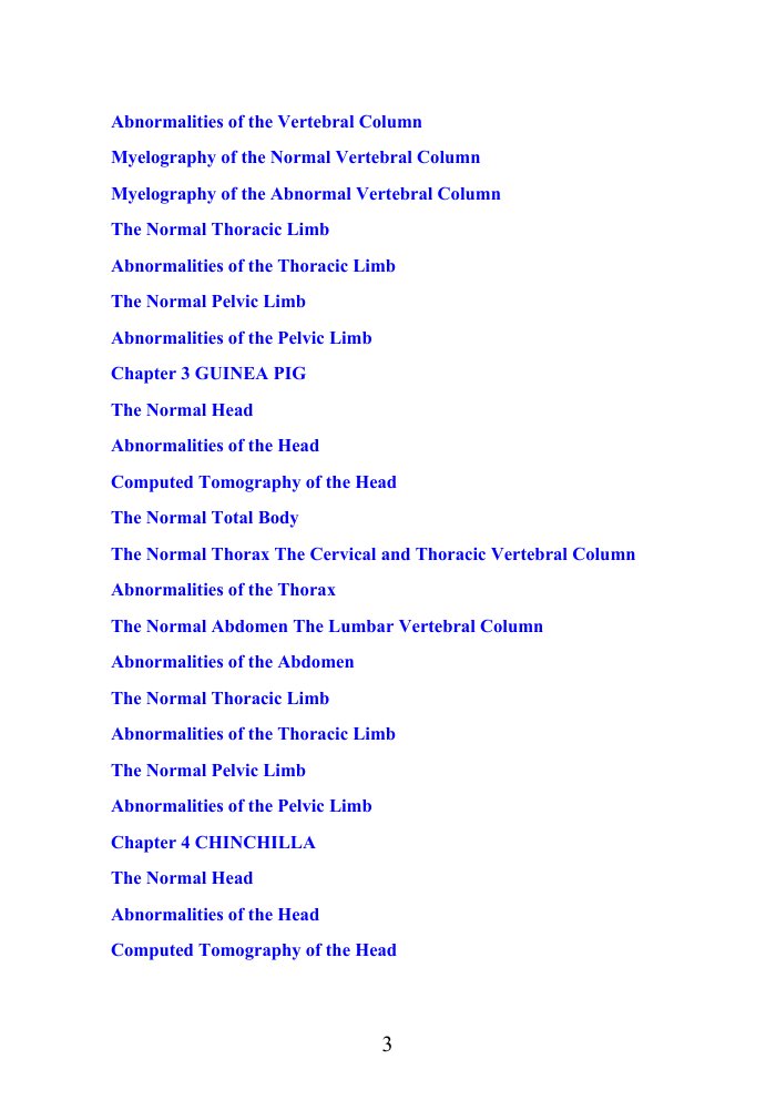 Look Inside sample page 3 - Clinical Radiology Of Exotic Companion Mammals