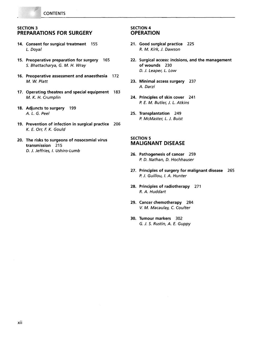 Preview page of Clinical Surgery in General 4th Edition
