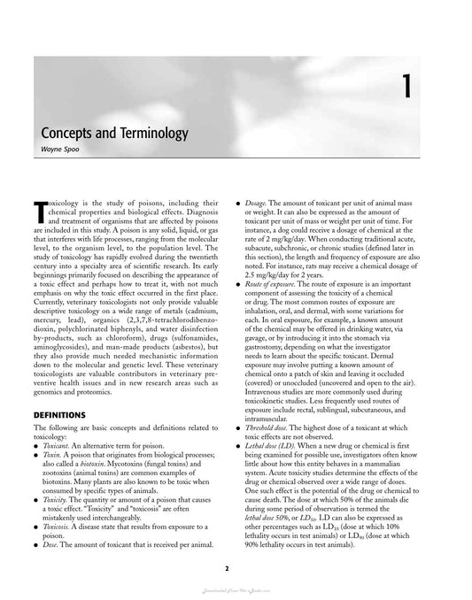 Look Inside page 10 - Clinical Veterinary Toxicology