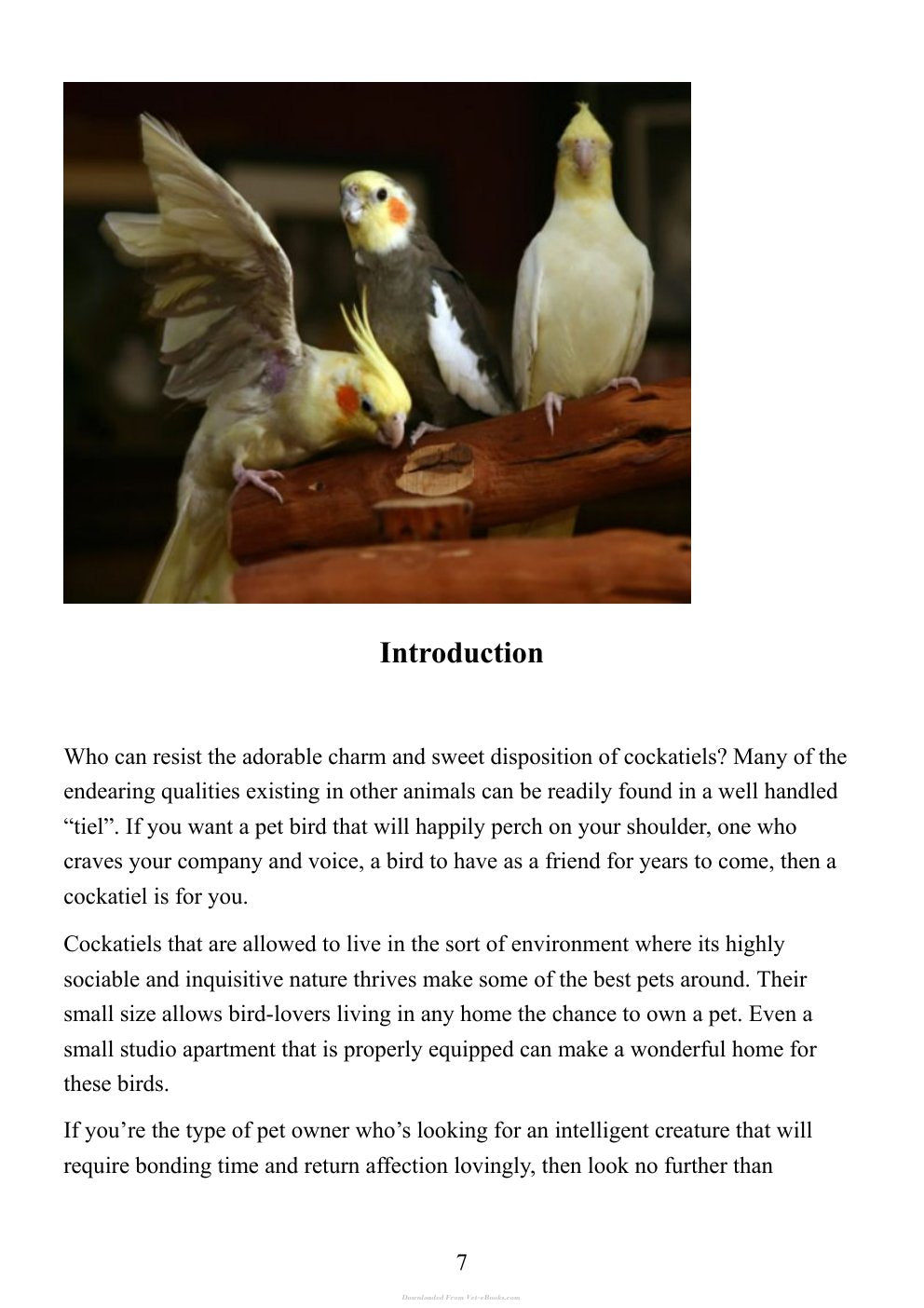 Look Inside page 8 - Cockatiels The Essential Guide To Ownership Care And Training For Your Pet