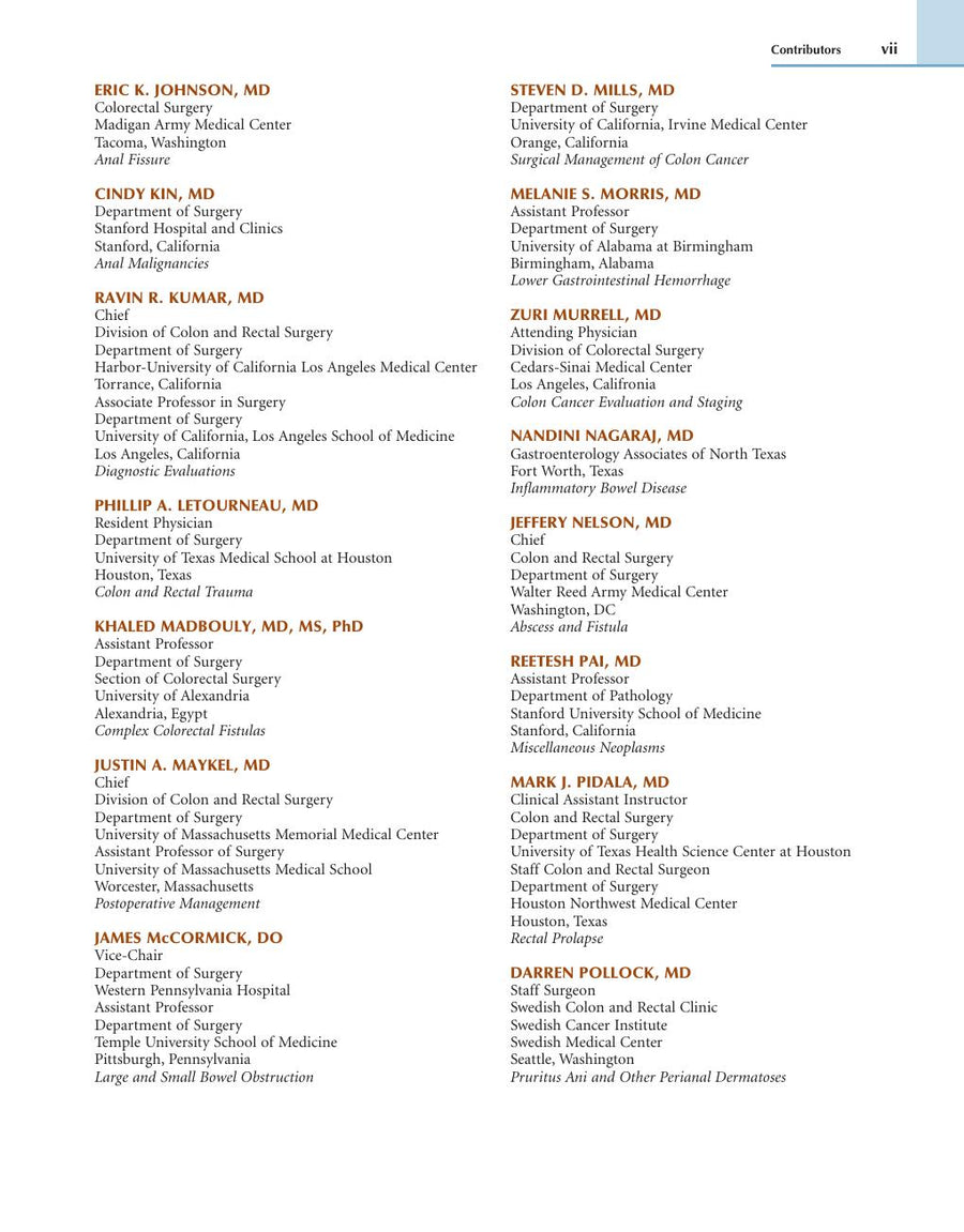 Preview page of Colorectal Surgery