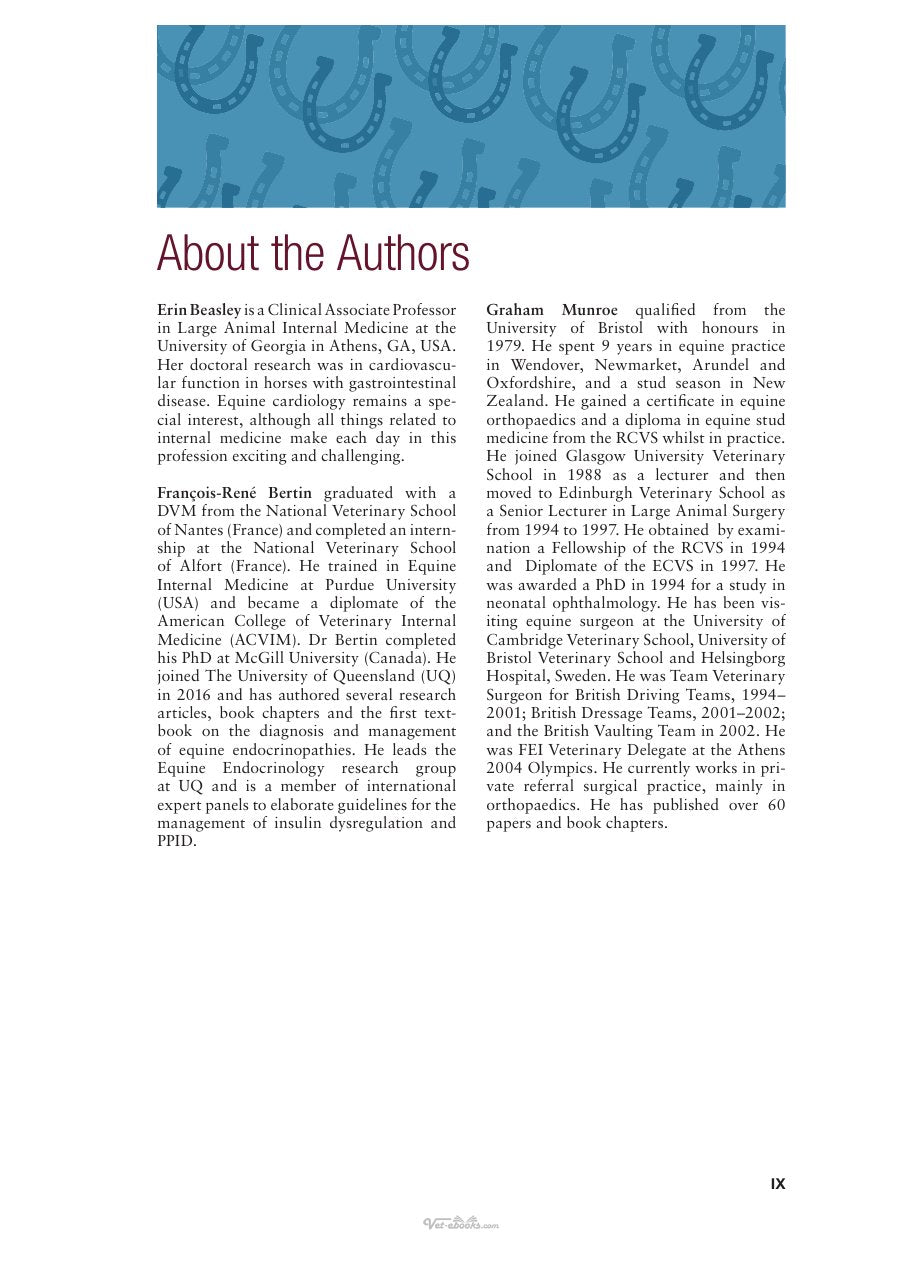 Look Inside page 10 - Concise Textbook of Equine Clinical Practice Book 5 Nervous System, Eyes, Cardiovascular Disorders a