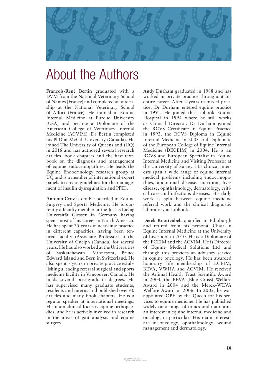 Look Inside page 10 - Concise Textbook Of Equine Clinical Practice Book 4 Liver Endocrine Urinary Skin And Wounds
