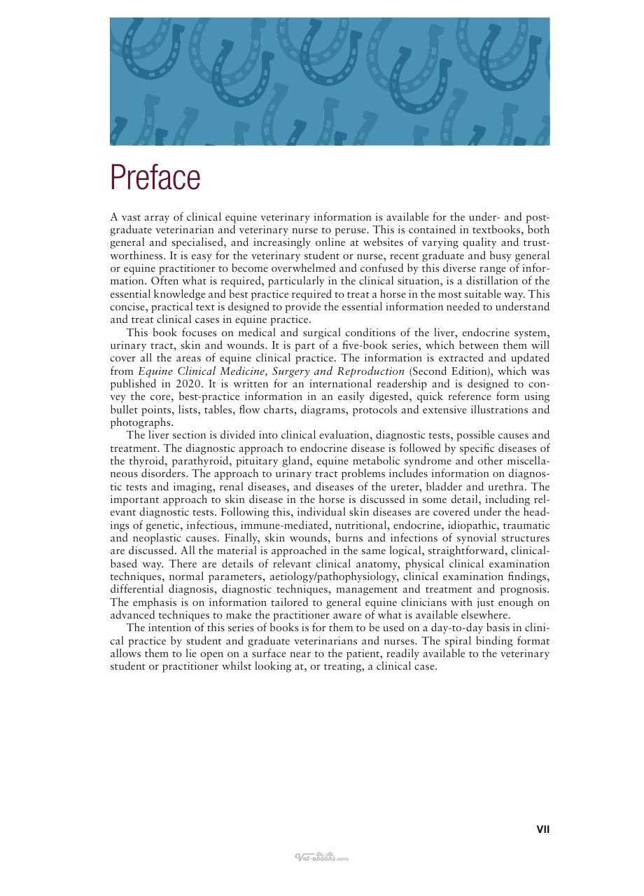 Look Inside page 8 - Concise Textbook Of Equine Clinical Practice Book 4 Liver Endocrine Urinary Skin And Wounds