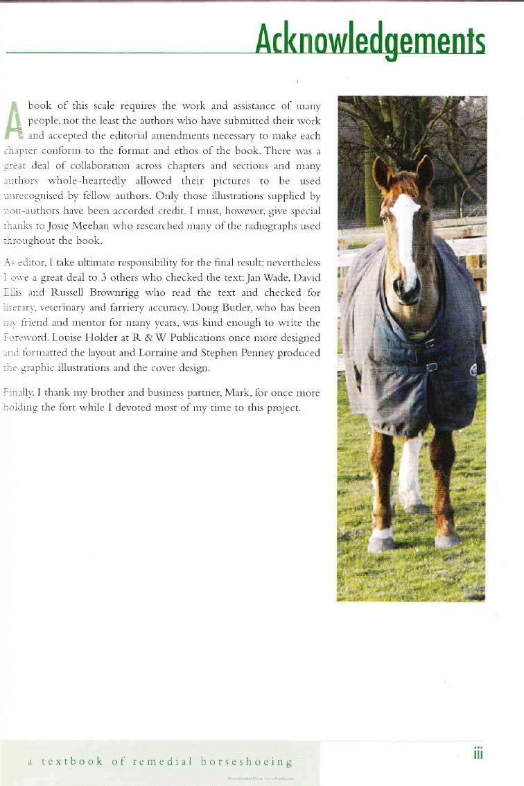 Look Inside page 4 - Corrective Farriery A Textbook Of Remedial Horsehoeing Volume 1