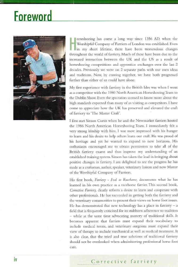 Look Inside page 5 - Corrective Farriery A Textbook Of Remedial Horsehoeing Volume 1
