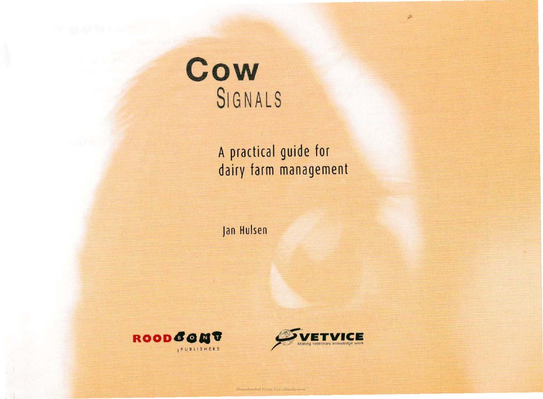 Look Inside page 2 - Cow Signals A Practical Guide For Dairy Farm Management