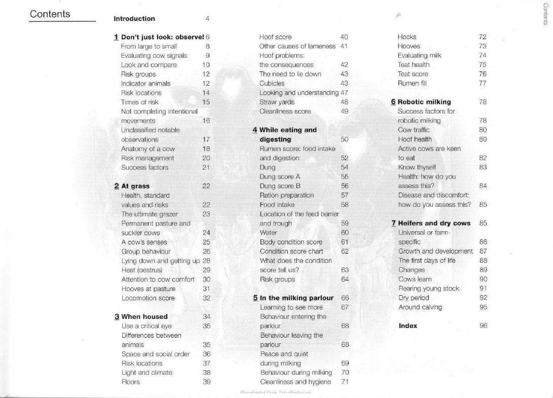 Look Inside page 4 - Cow Signals A Practical Guide For Dairy Farm Management
