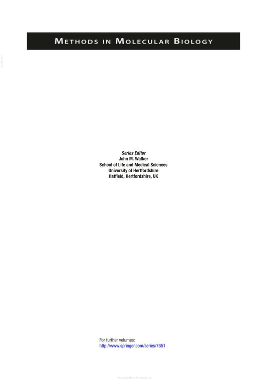 Look Inside sample page - Cryptosporidium Methods And Protocols