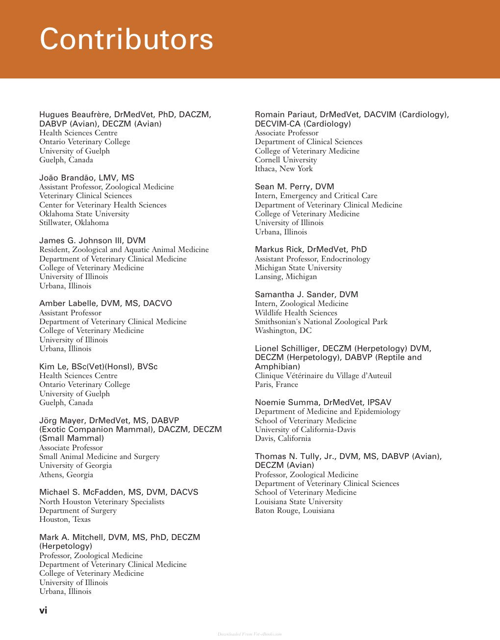 Look Inside page 7 - Current Therapy In Exotic Pet Practice