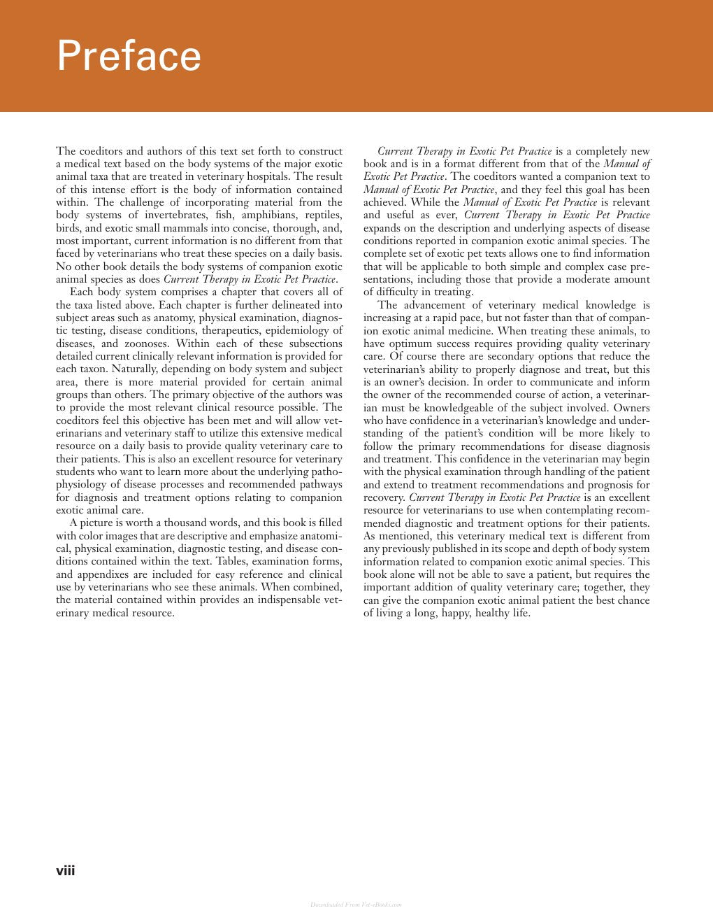 Look Inside page 9 - Current Therapy In Exotic Pet Practice