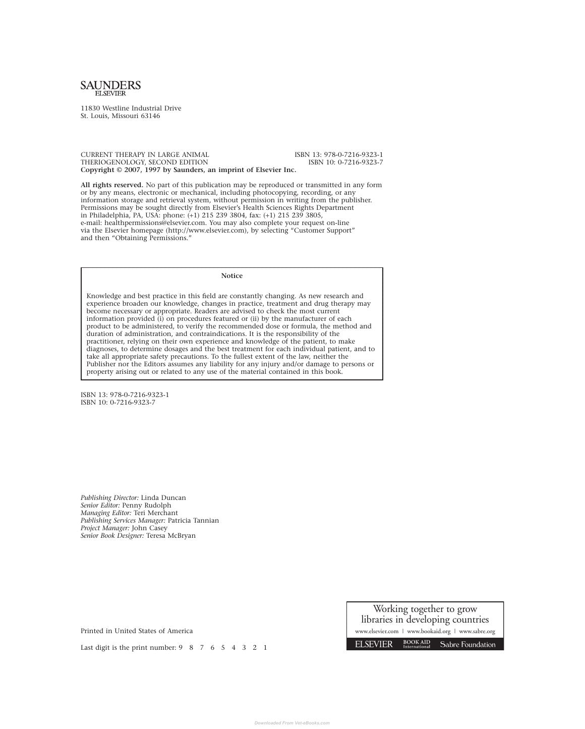 Look Inside sample page 2 - Current Therapy In Large Animal Theriogenology 2Nd Edition