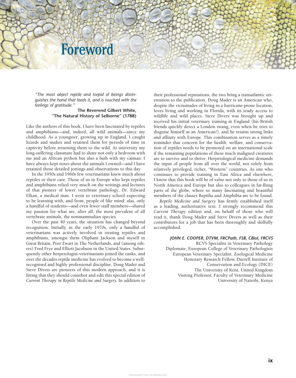 Look Inside page 7 - Current Therapy In Reptile Medicine And Surgery