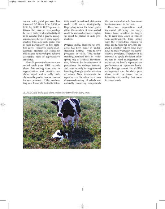 Look Inside page 9 - Dairy Cattle Fertility And Sterility