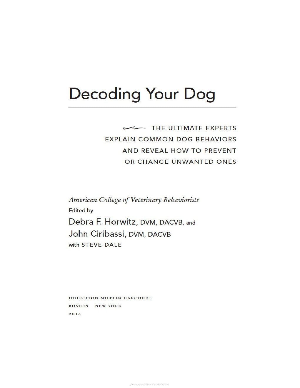 Look Inside sample page 2 - Decoding Your Dog