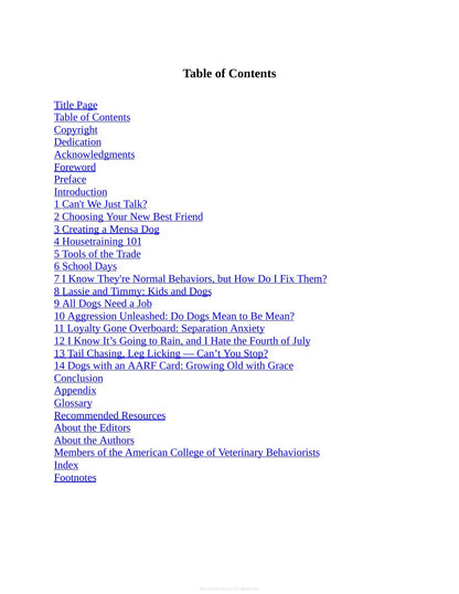 Look Inside sample page 3 - Decoding Your Dog