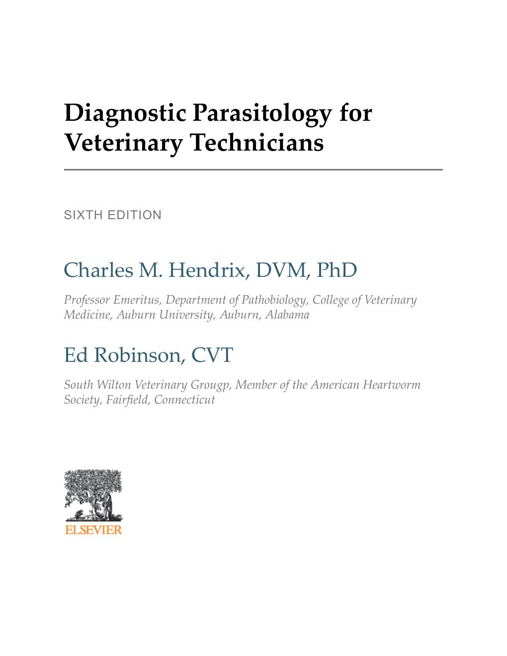 Look Inside sample page 2 - Diagnostic Parasitology For Veterinary Technicians 6Th Edition