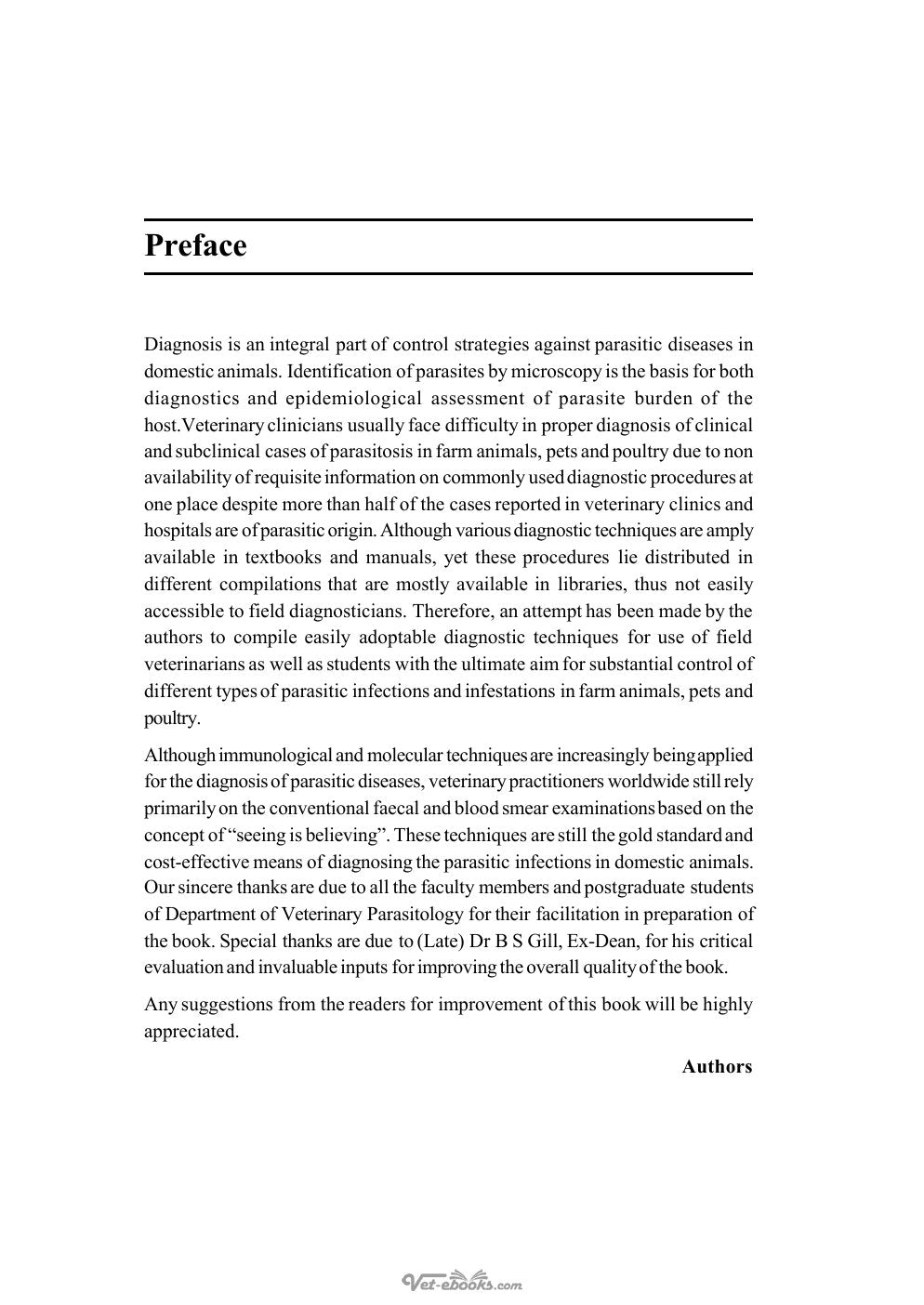 Look Inside page 7 - Diagnostic Veterinary Parasitology An Introduction
