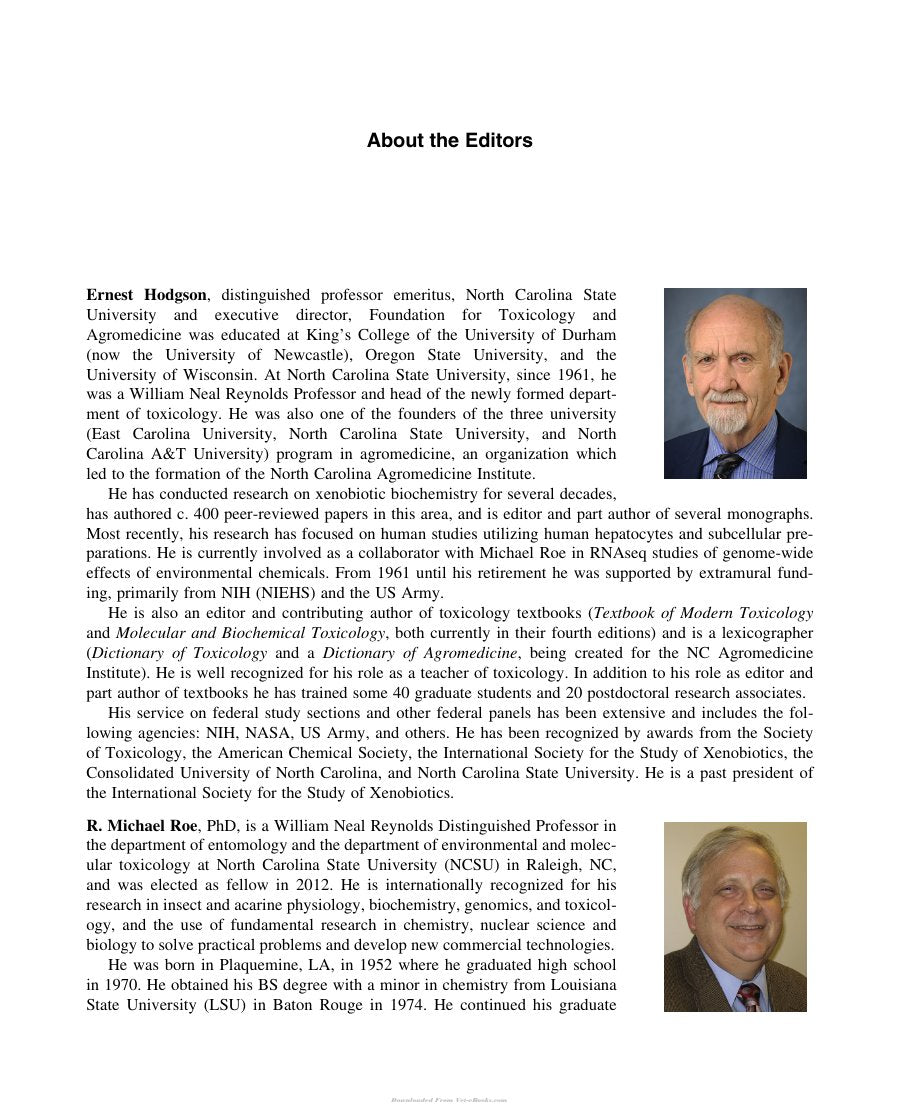 Look Inside page 5 - Dictionary Of Toxicology 3rd Edition