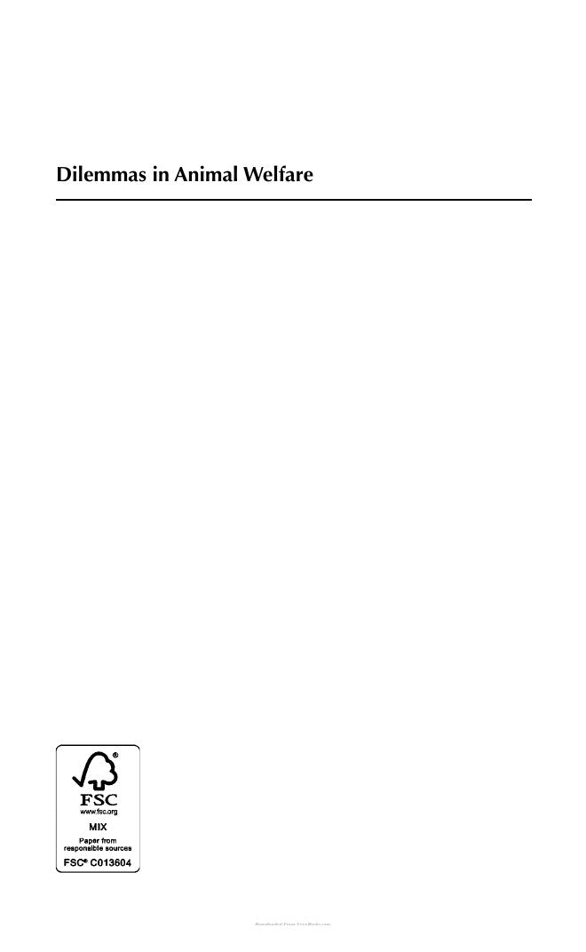 Look Inside sample page 2 - Dilemmas In Animal Welfare