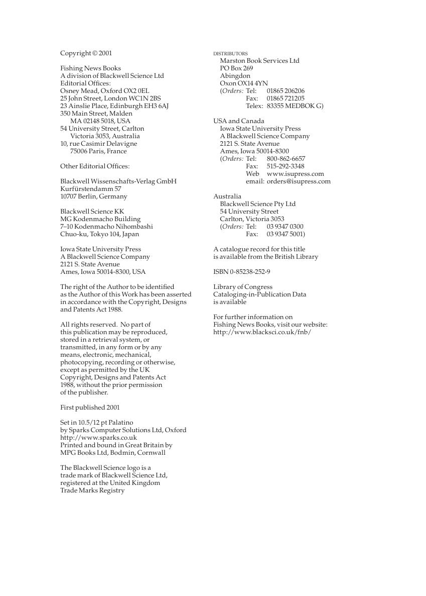 Look Inside sample page 3 - Diseases Of Carp And Other Cyprinid Fishes