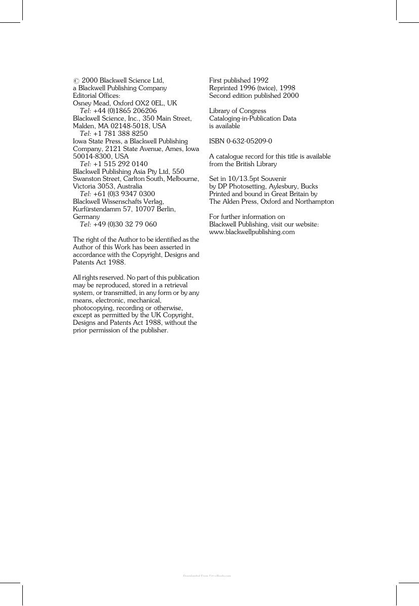 Look Inside sample page 3 - Diseases Of Domestic Guinea Pigs 2nd Edition